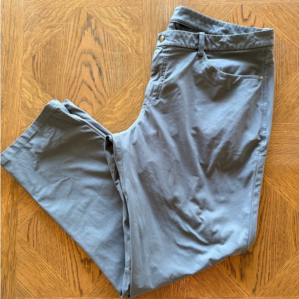 Lululemon ABC Pants Men's Gray Stretch 5-Pocket Chino